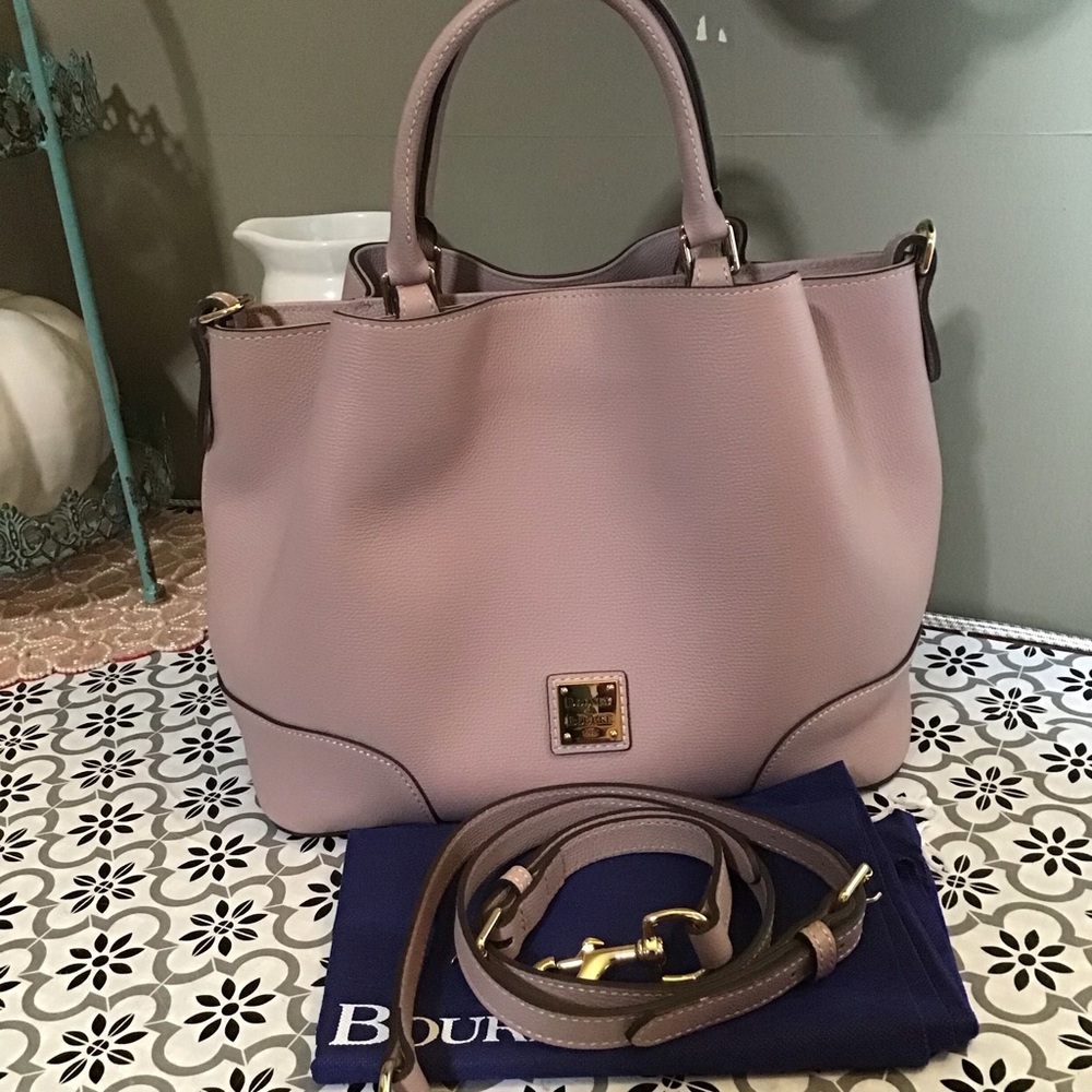 Dooney & Bourke Pink Satchel - Picture 7 of 16